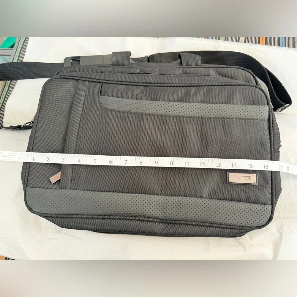 Tumi Expandable Black Laptop & Travel Bag